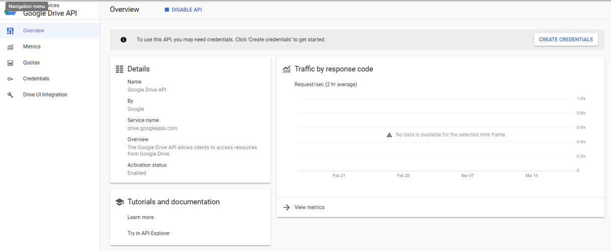 Drive UI integration overview, Google Drive