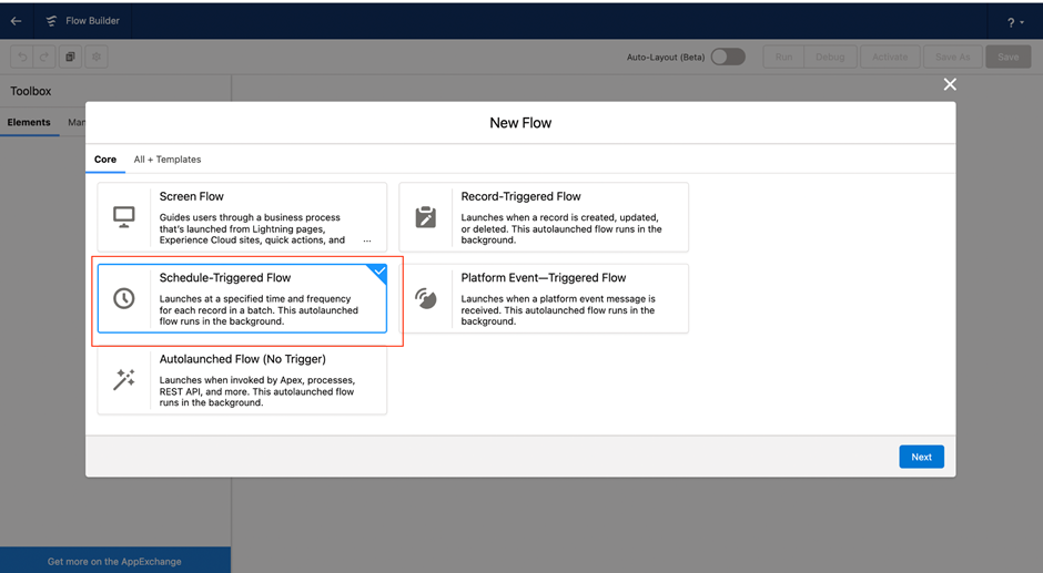 Scheduled Triggered Flow