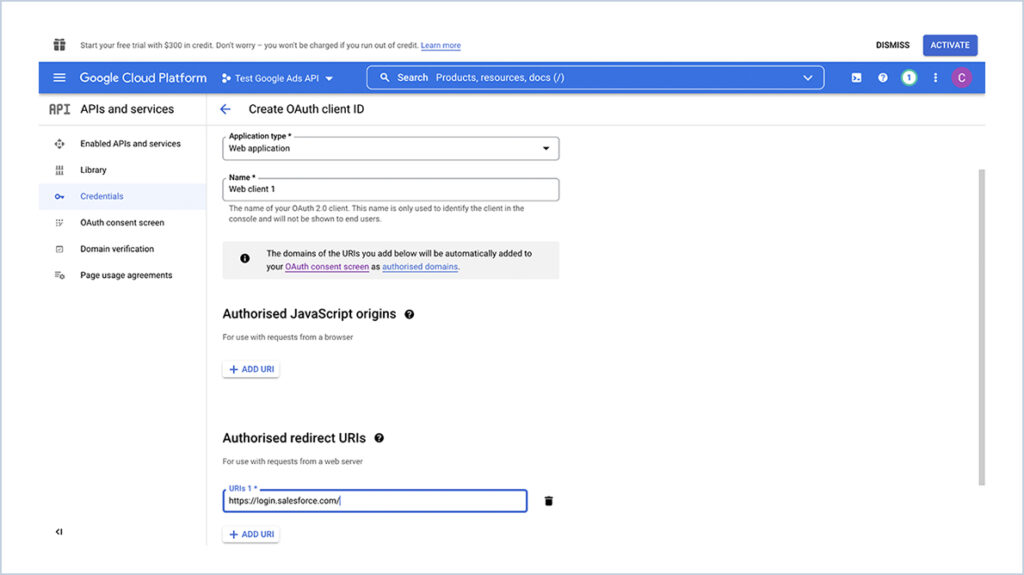 Google Ads API Integration