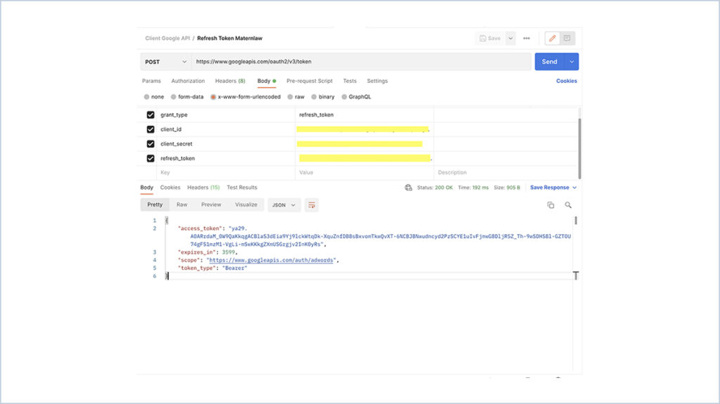 Google Ads API Integration