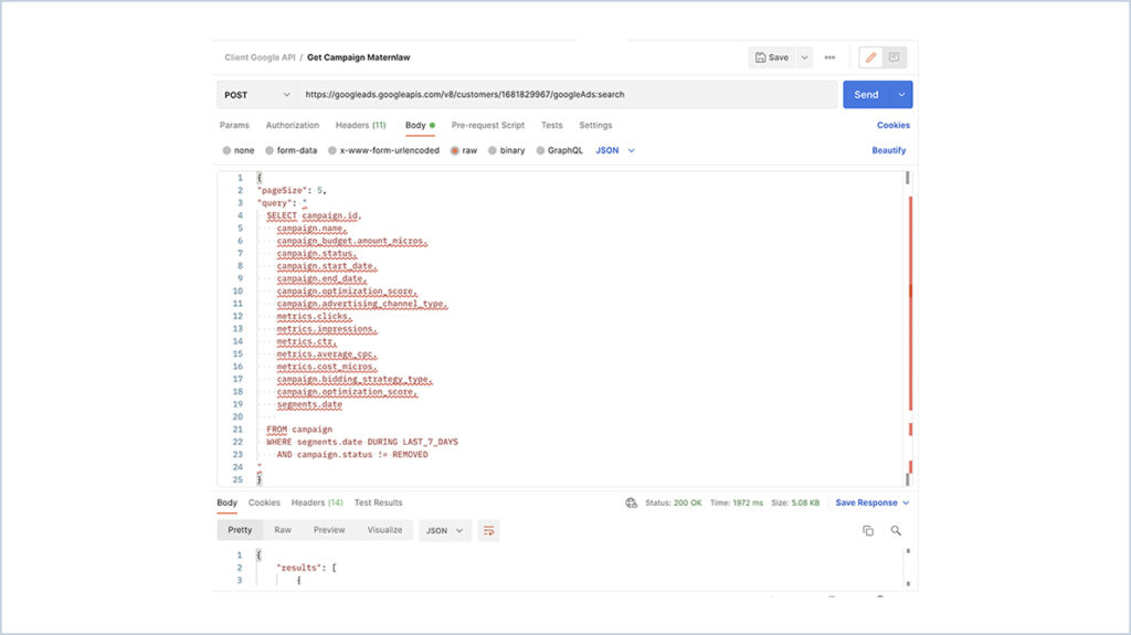 Google Ads API Integration