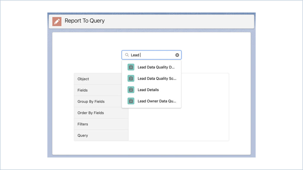 SOQL Query Generation