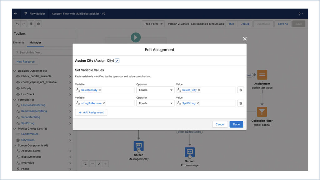 Multi-select picklist values