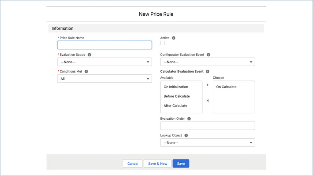 Create a Price rule with the following values