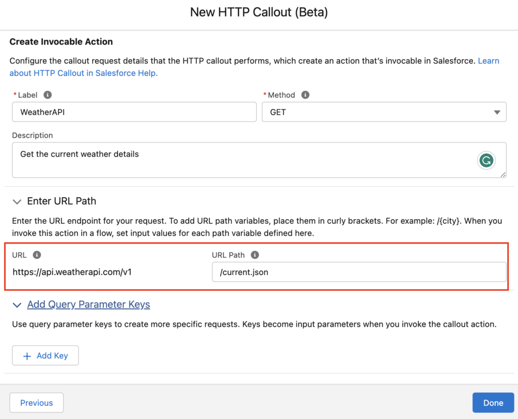 HTTP Callout Using Lightning Flow