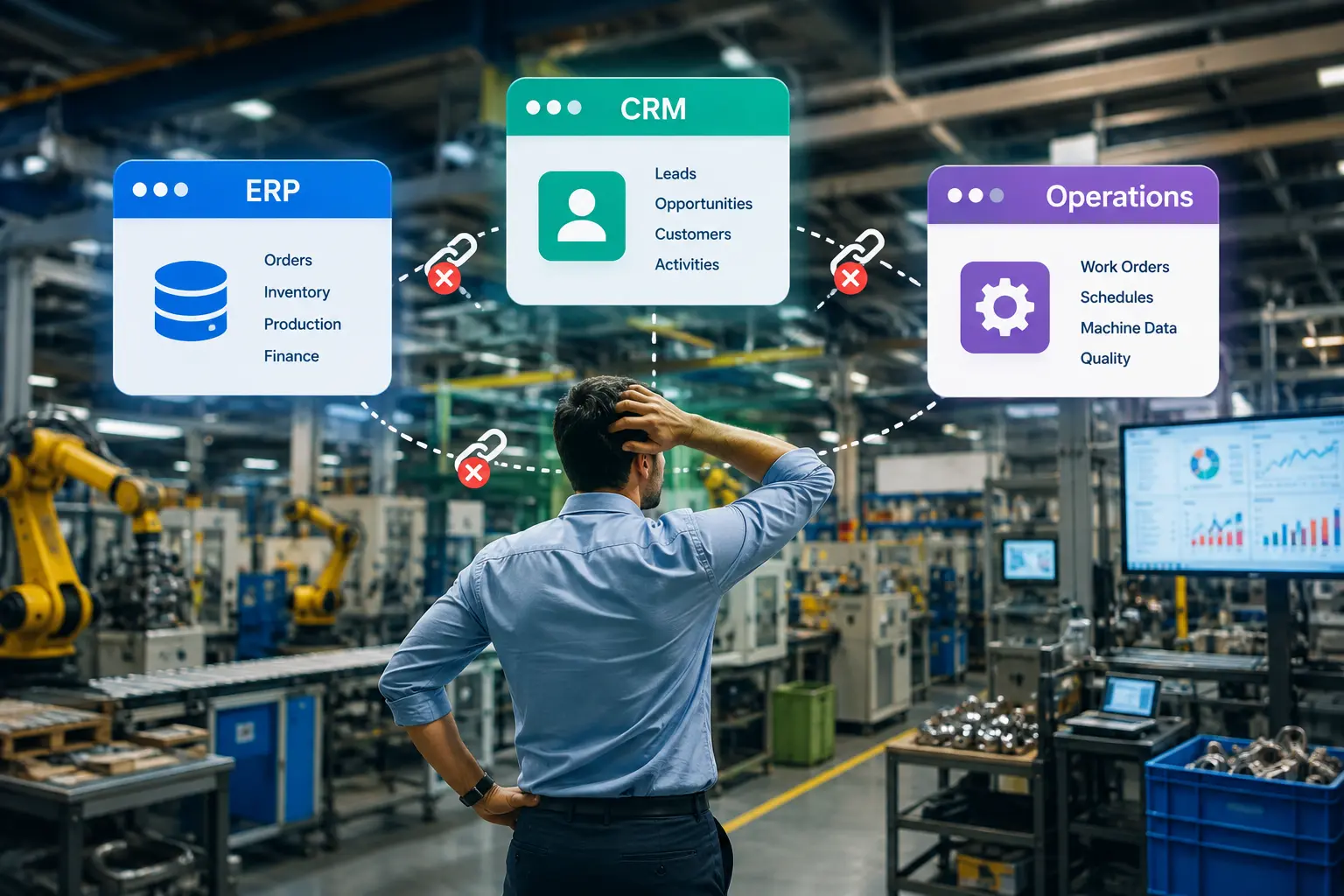 Disconnected-Systems Salesforce for Manufacturing